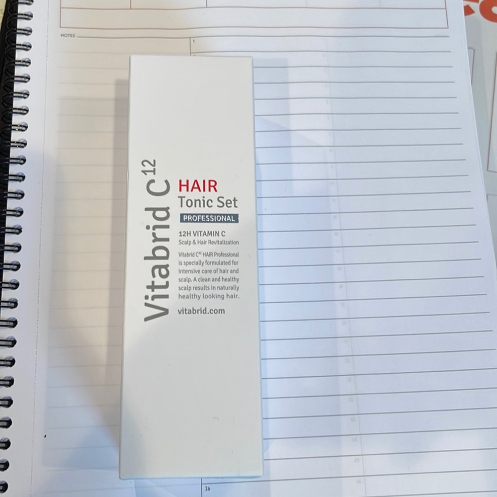Vitabrid C12 hair tonic set NIB